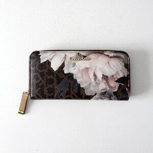 Calvin Klein floral printed wallet
